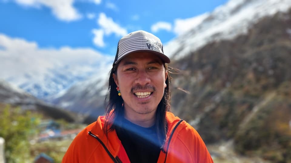 Mountaineer Lama treks from Kathmandu to Mt Everest peak