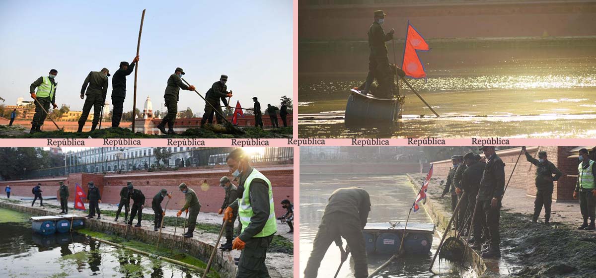 IN PICS: KMC cleans recently-reconstructed historical Rani Pokhari