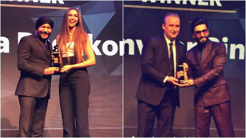 Ranveer, Deepika win International Man and Woman awards