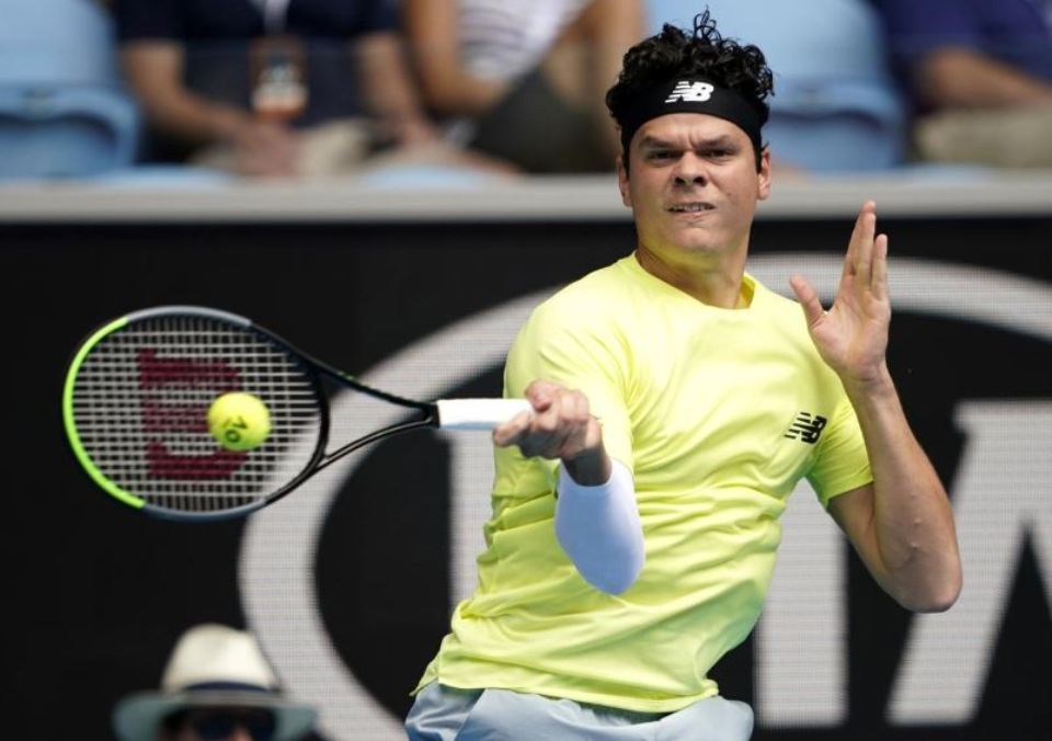 In-form Raonic downs Cilic to ease into quarter-finals