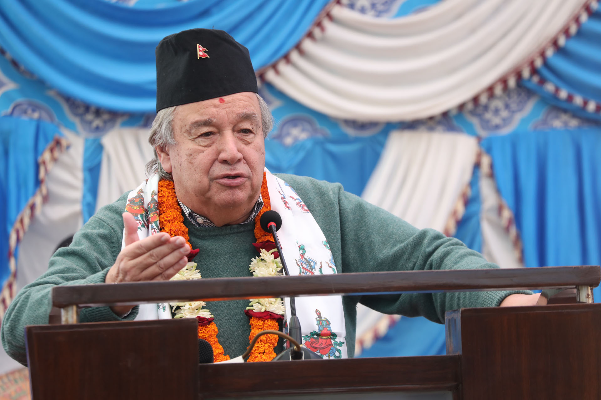 Guterres lauds Nepal's homegrown practices for peace