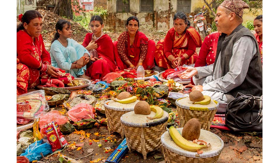 Rishi Panchami celebrations underway as Hindu women across Nepal perform ritual prayers (In Pictures)