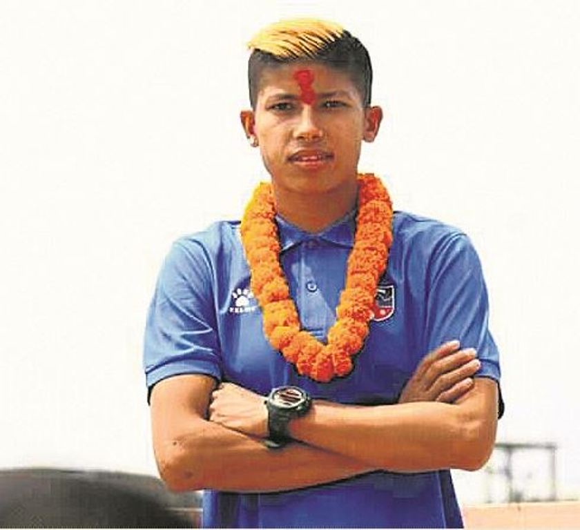 Nepali footballer Sabitra Bhandari returns home from Israel