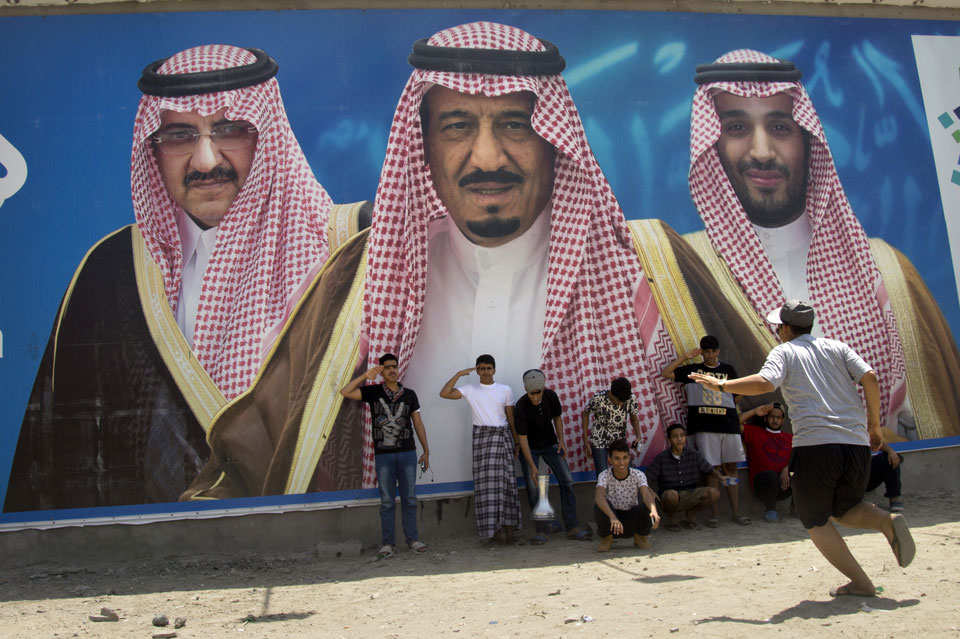 Saudi king names son heir as new generation encircles throne