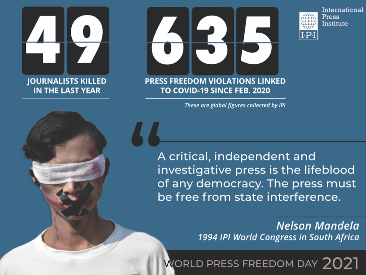 Attacks on press freedom growing bolder amid rising authoritarianism: IPI