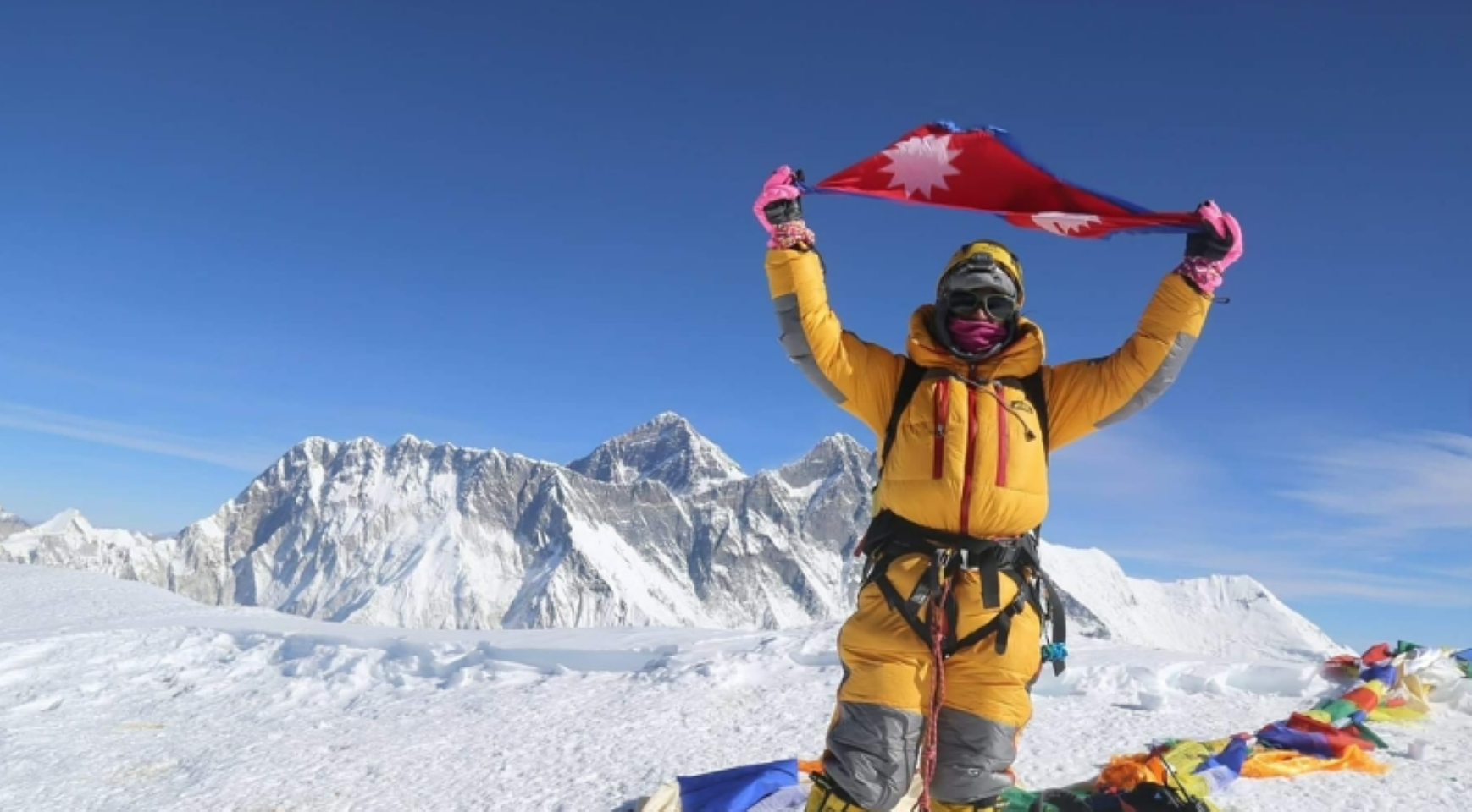 Nepali journalist Purnima Shrestha scales Mount K2, notching her 8th 8000 meter peak