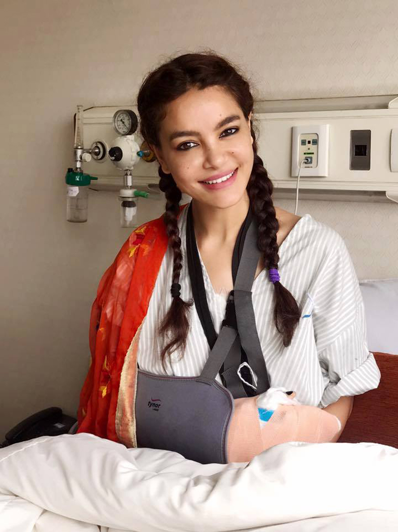 Wrist injury of ex-Miss Nepal Shrestha draws speculation