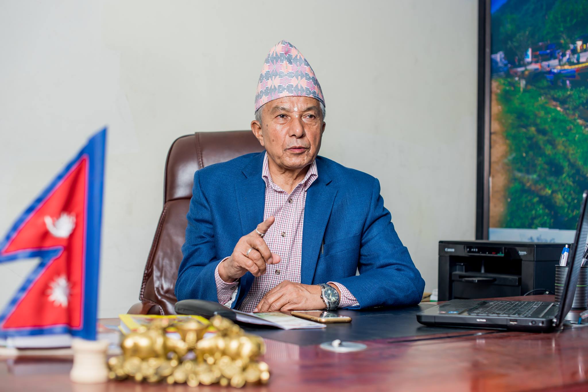 Sharma elected NC Gandaki Province President