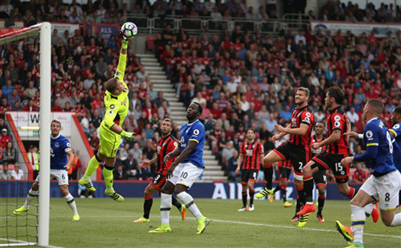 Bournemouth end Everton's unbeaten start in EPL