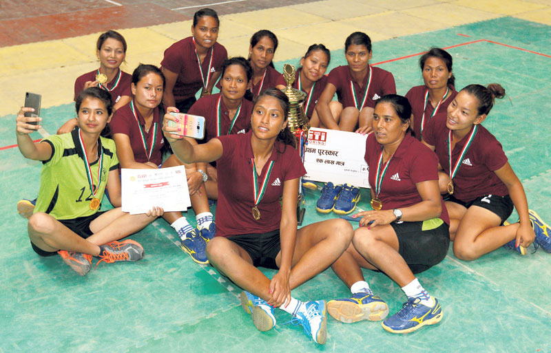 APF eves humiliate Police to lift volleyball title