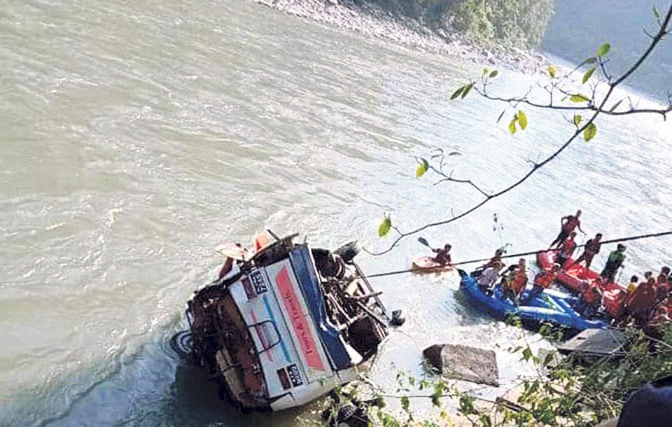17 killed, 50 injured in Sindhupalchowk bus accident