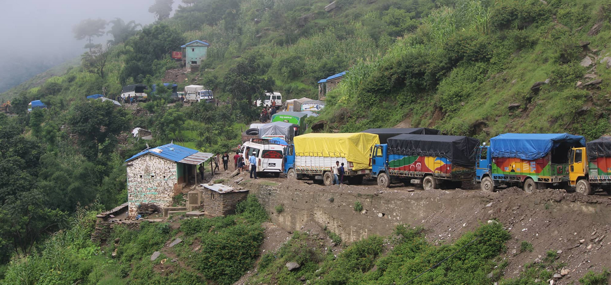 Blocked Surkhet-Jumla road finally opens
