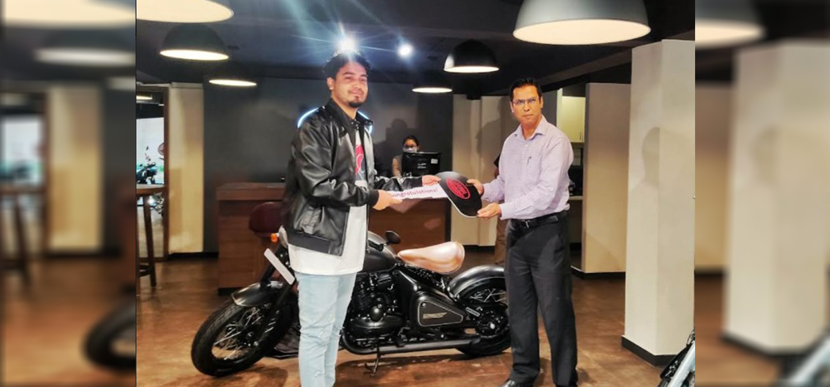 Jawa Perak motorcycle in tune with Shushant KC's vibes
