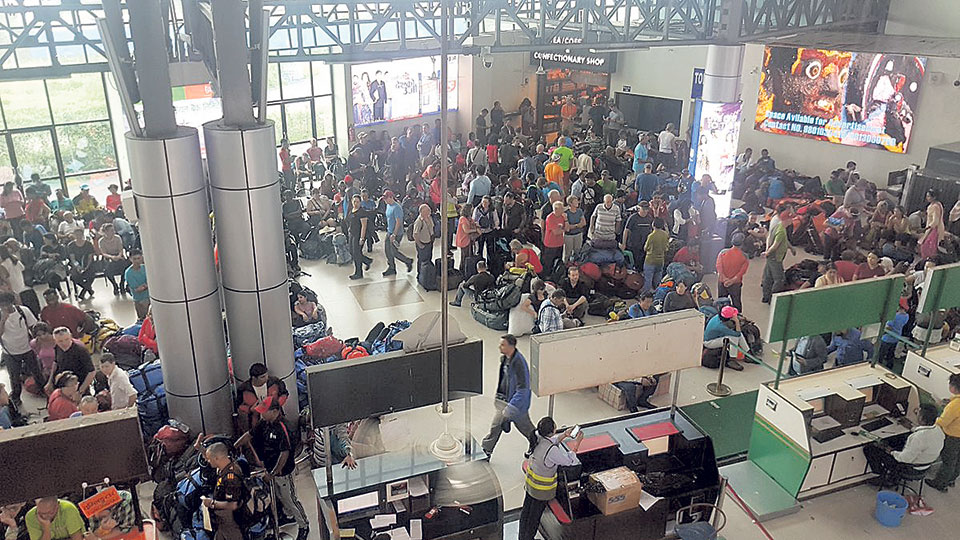 Domestic terminal too congested and suffocating: Passengers