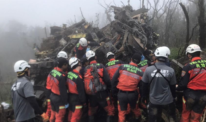 Taiwan's military chief among eight dead in helicopter crash