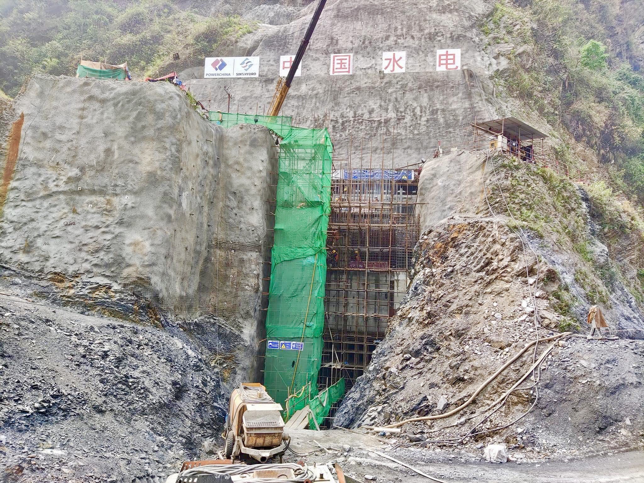 Construction of 140MW Tanahun hydropower project continues during festival