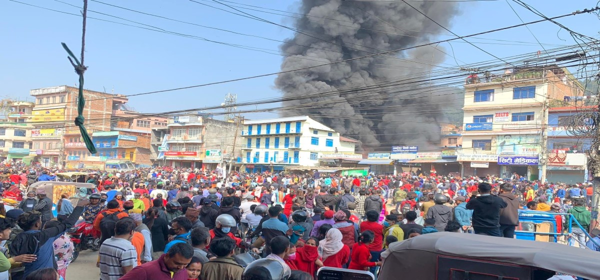 Two fire trucks from Pokhara reach Damauli (update)