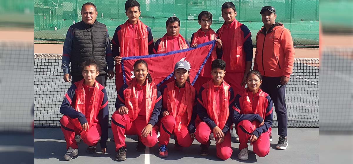 Lawn tennis team to represent Nepal at ITF World Junior Tennis Tournament