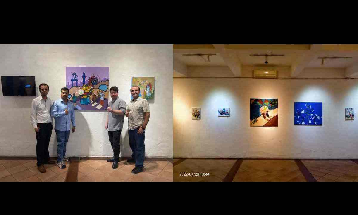 Soham’s solo painting exhibition - ‘The Bright Episode’