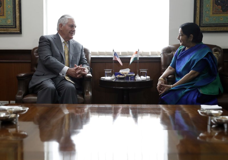 Tillerson in India to highlight US strategy in South Asia
