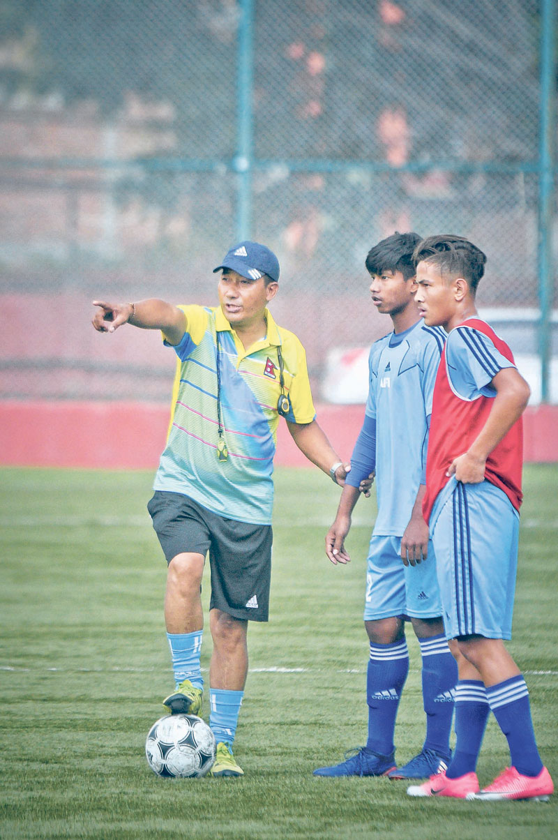 National team duty is big test: Coach Lopsang