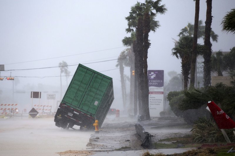 Harvey lashes Texas coast with high wind, torrential rain