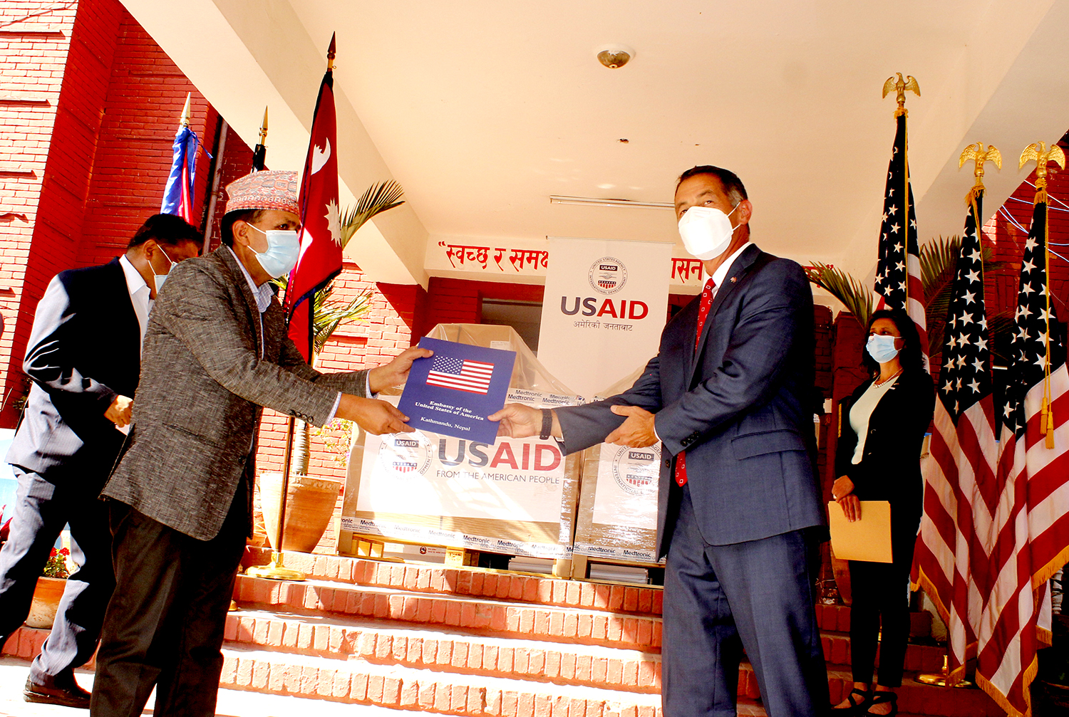 United States provides 100 ventilators to Nepal to combat COVID-19
