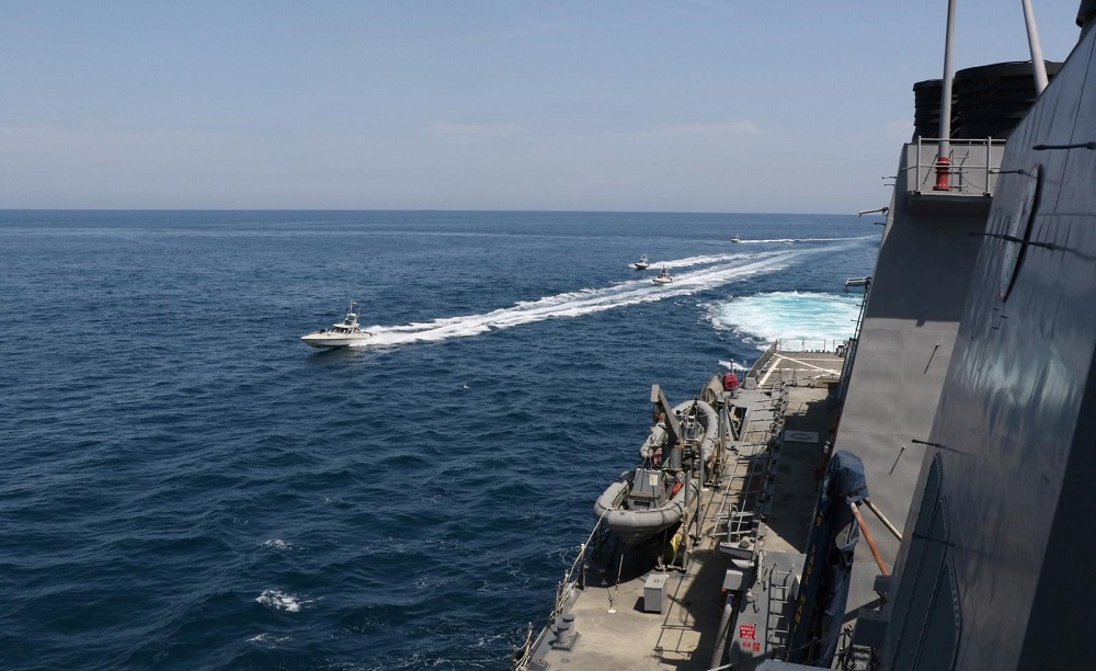 Trump instructs U.S. Navy to destroy Iranian gunboats 'if they harass our ships at sea'