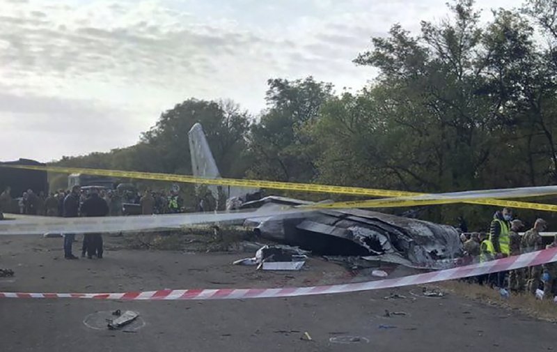 Ukraine plane crash death toll rises to 26, with 1 survivor