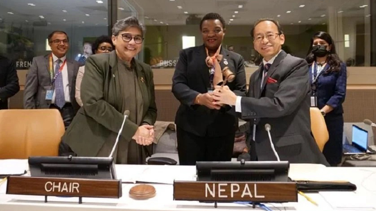 Nepal is chair of LDC global coordination bureau