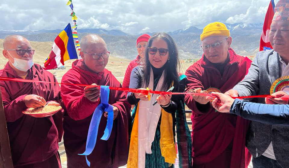 Inauguration of upgraded infrastructure of Shree Pal Ewam Namgyal Monastic School built with Indian assistance