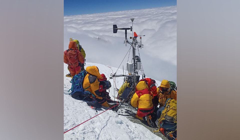 Nepal’s Tenzing Gyalzen Sherpa awarded the Guinness World Record for installing high-altitude weather station on Everest