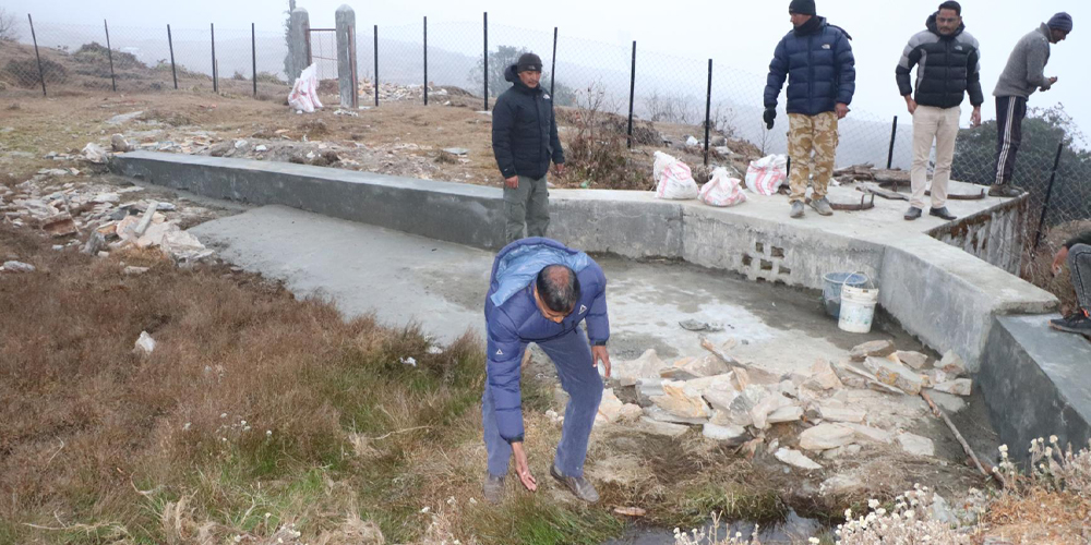 Gupha Pokhari water lifting project reaches final stage