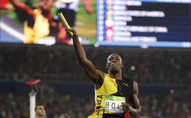 Bolt gets gold No. 9 with another runaway win