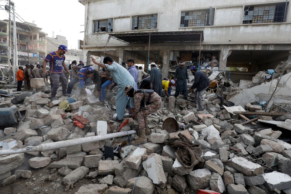 Explosion at Pakistan bank branch kills at least 15