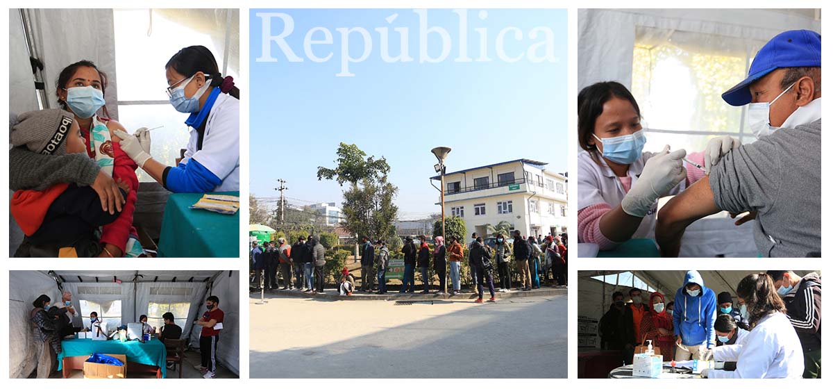 COVID-19 vaccines being administered at Civil Hospital (With Photos)