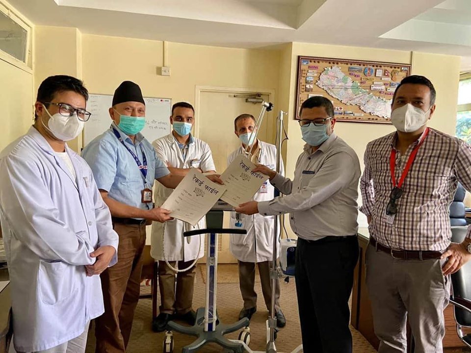 Nepal Ventilator Bank is providing ventilator machines in the midst of the pandemic