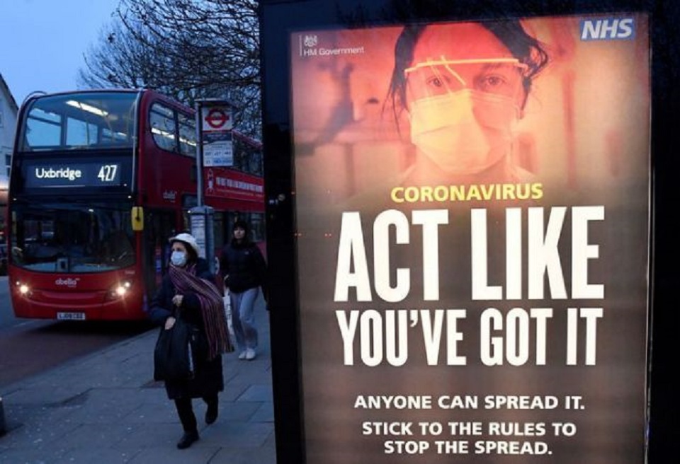 UK detects South African coronavirus variant in people with no travel links
