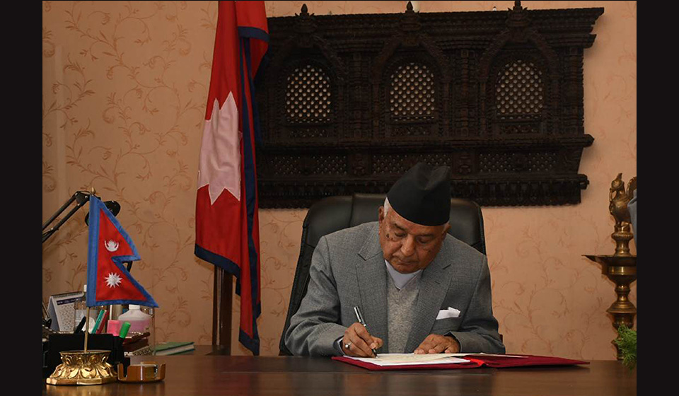 Prez urges Honorary Consuls Generals to promote Nepal’s national interests