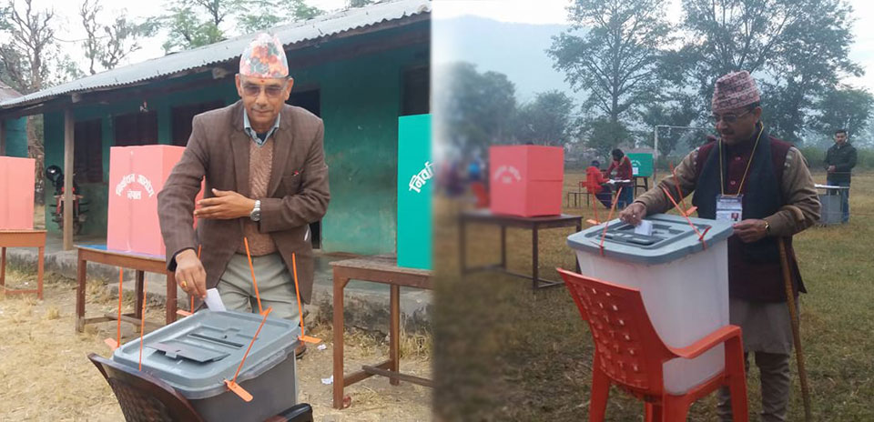 All candidates from Surkhet cast their votes
