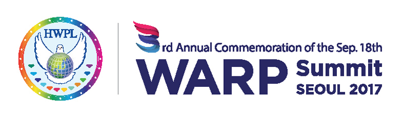3rd Annual Commemoration of the WARP Summit on Sept 17-19