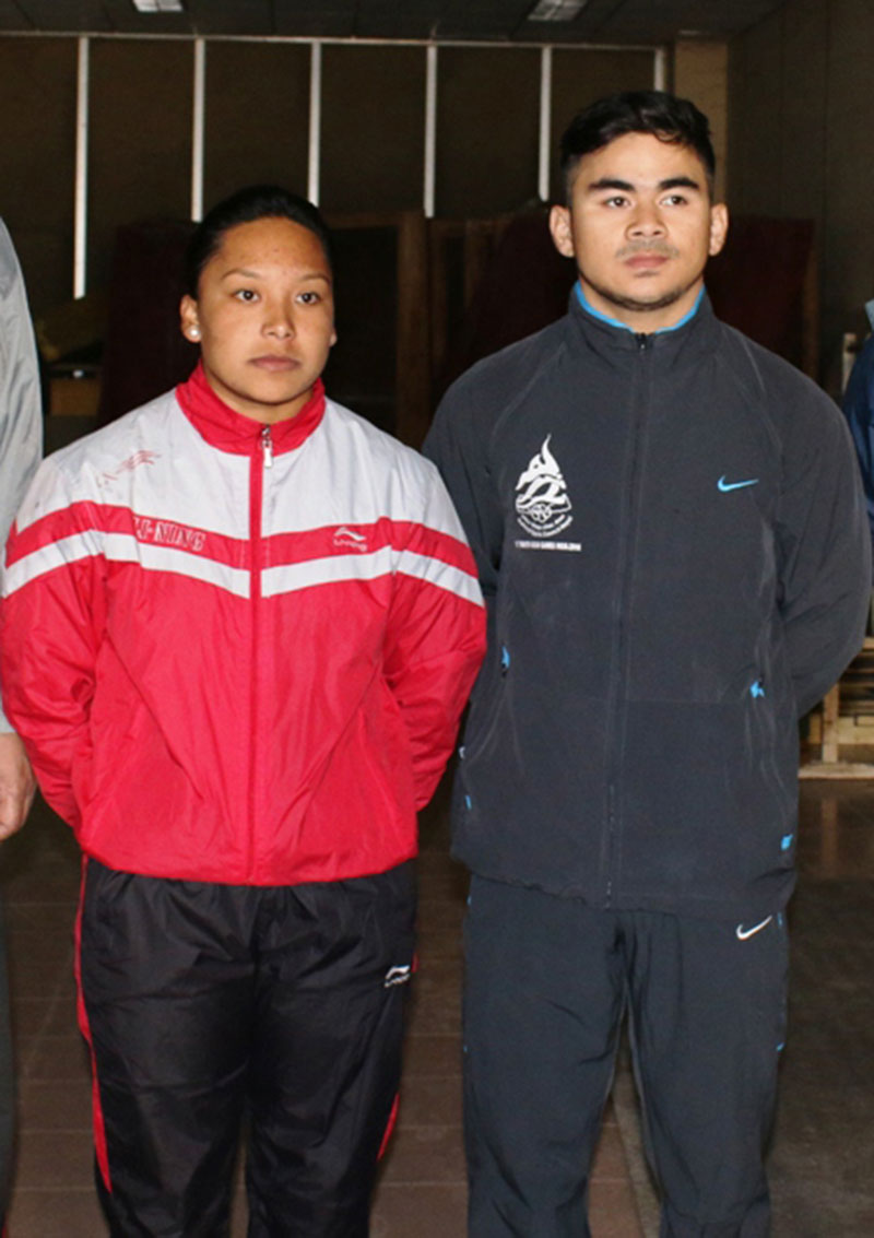 Nepali weightlifting team leaving Japan today
