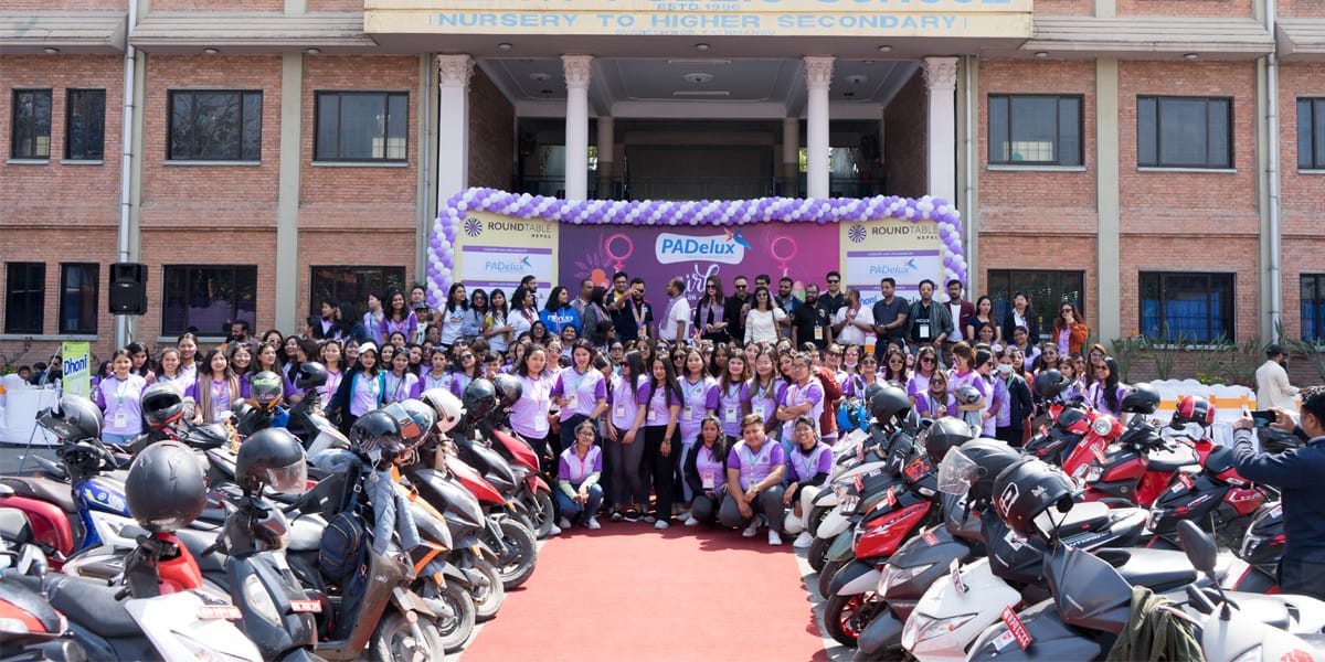 Round Table Nepal concludes “PADelux Girls on Wheels”