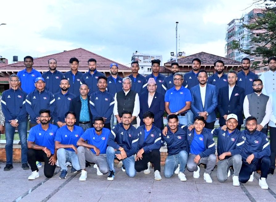 Indian embassy gifts 20 bats to Nepali national cricket team