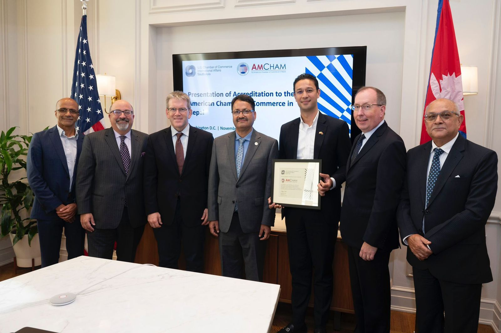 AmCham Nepal receives accreditation from US Chamber of Commerce, aiming to boost foreign investment