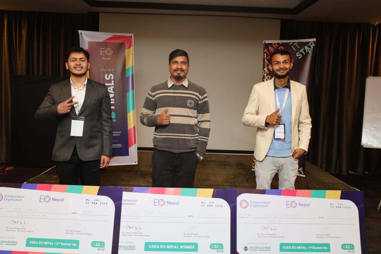 MeroSiksha CFO Dhital wins Global Student Entrepreneur Award Nepal