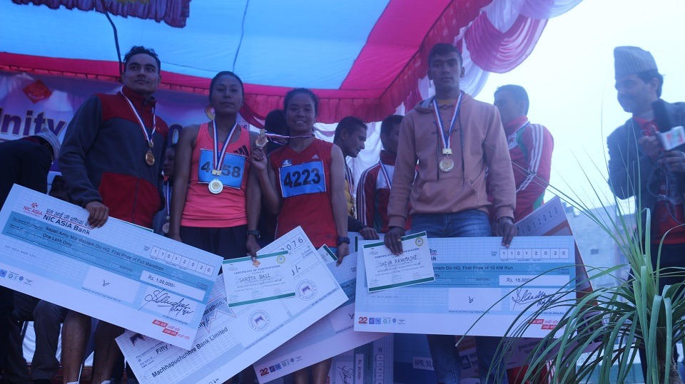 Victory Marathon organized at Butwal; Rimal and Koju clinch title (with photos)