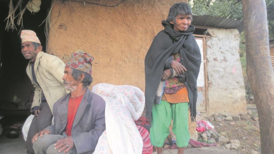 Poor families in Rolpa struggling to spend winter