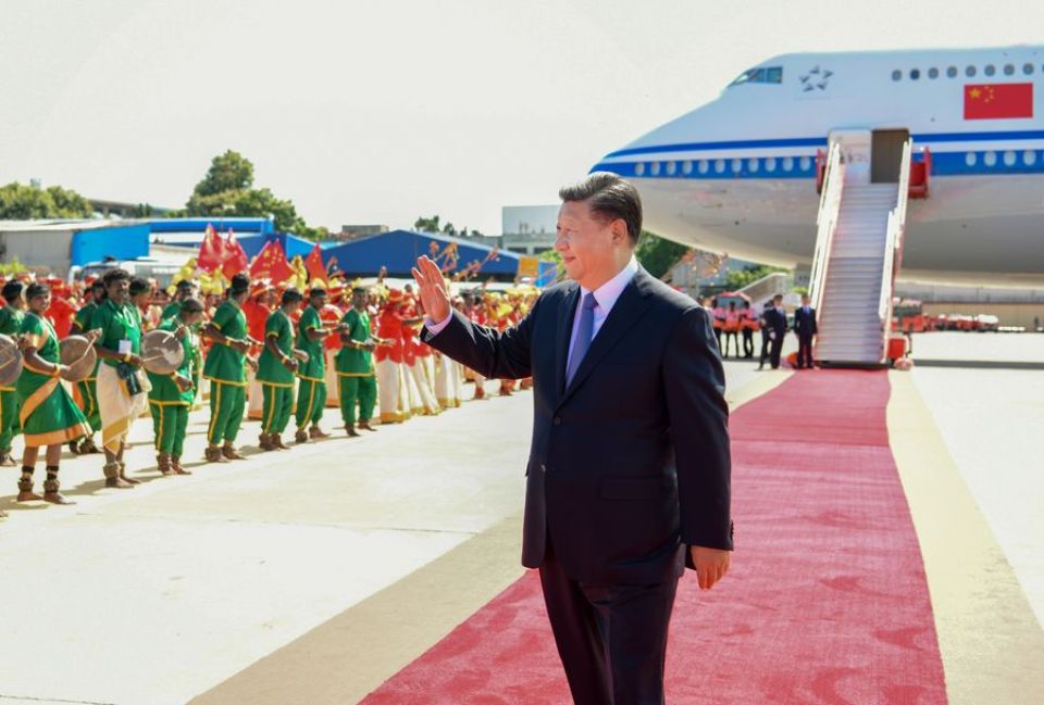 Chinese President Xi Jinping leaves Chennai for Kathmandu