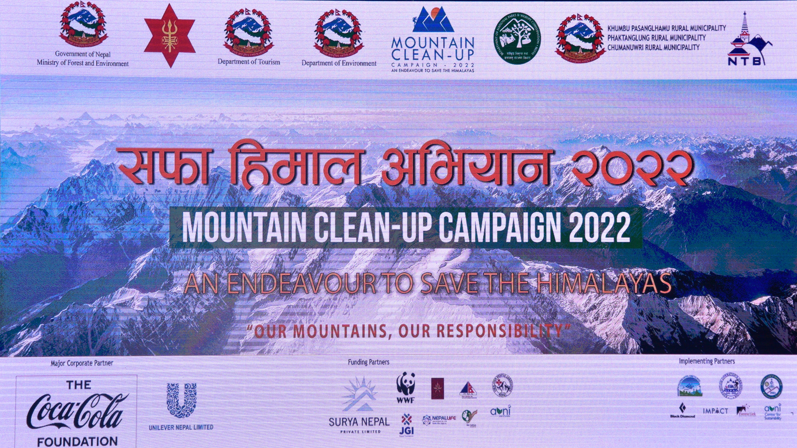 JGI provides Rs 1.5 million to NA for Mountain Cleaning Campaign